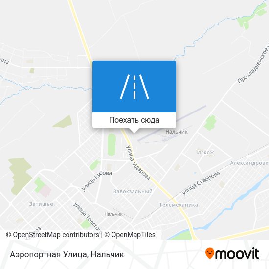 Карта Аэропортная Улица