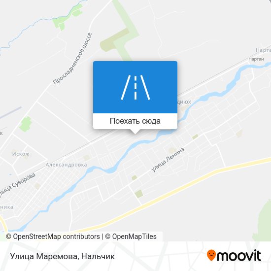 Карта Улица Маремова