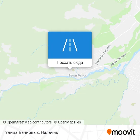 Карта Улица Бачиевых