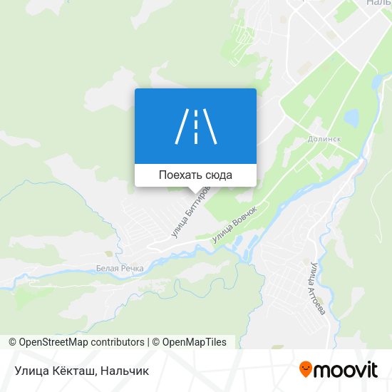 Карта Улица Кёкташ