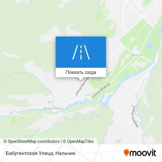 Карта Бабугентская Улица