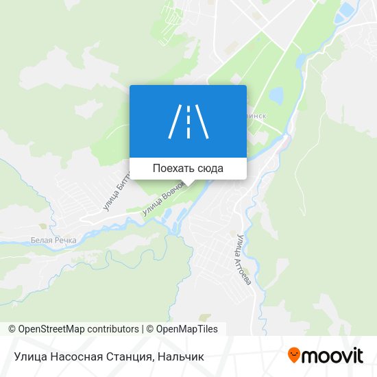 Карта Улица Насосная Станция