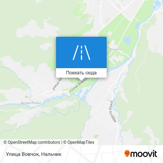Карта Улица Вовчок