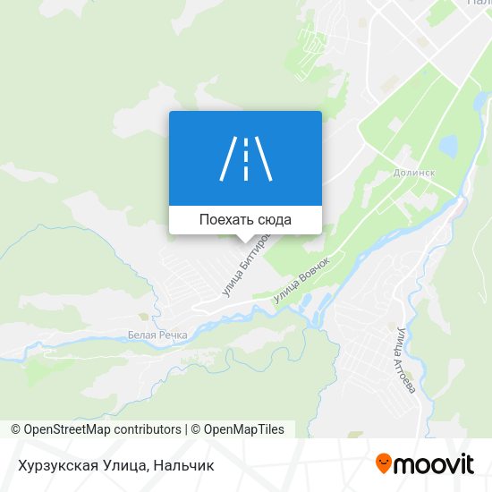 Карта Хурзукская Улица