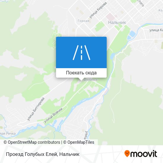 Карта Проезд Голубых Елей