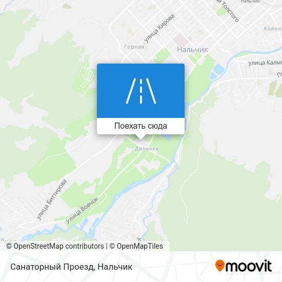 Карта Санаторный Проезд