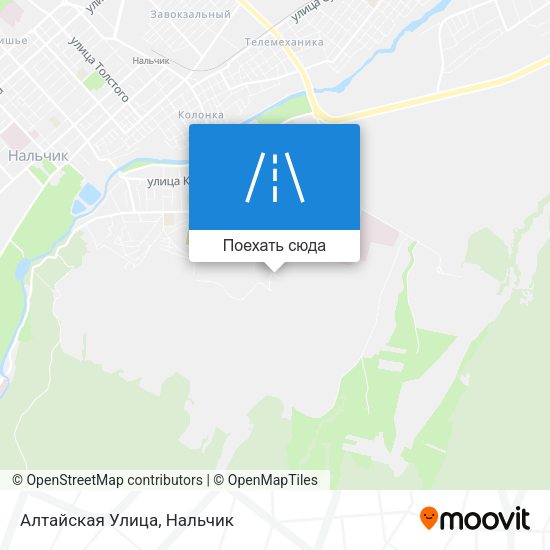 Карта Алтайская Улица
