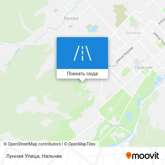 Карта Лунная Улица
