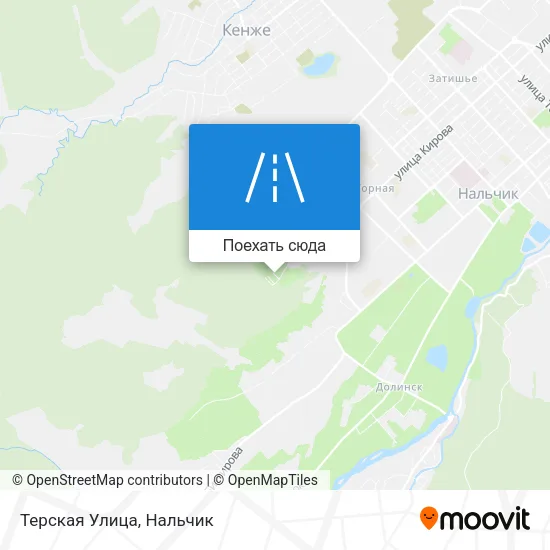 Карта Терская Улица