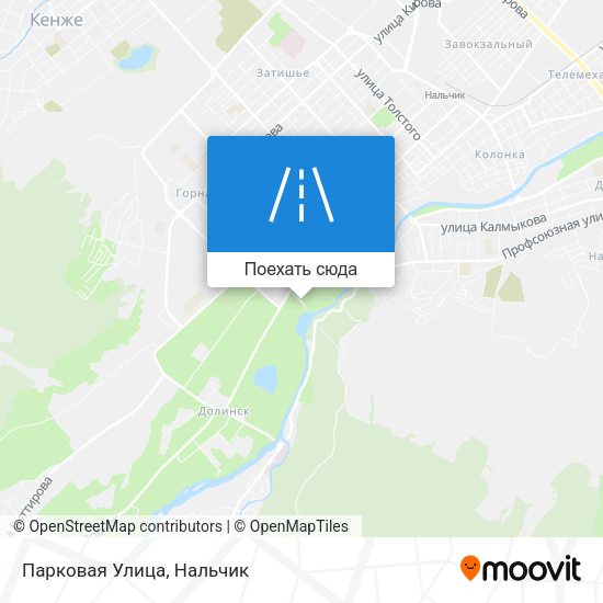 Карта Парковая Улица