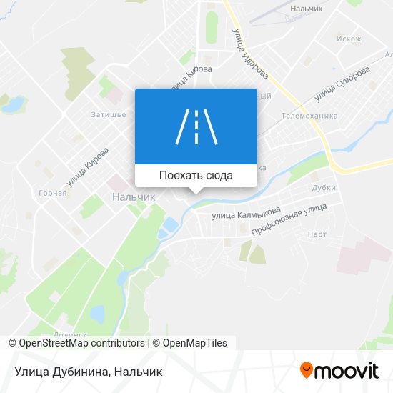 Карта Улица Дубинина