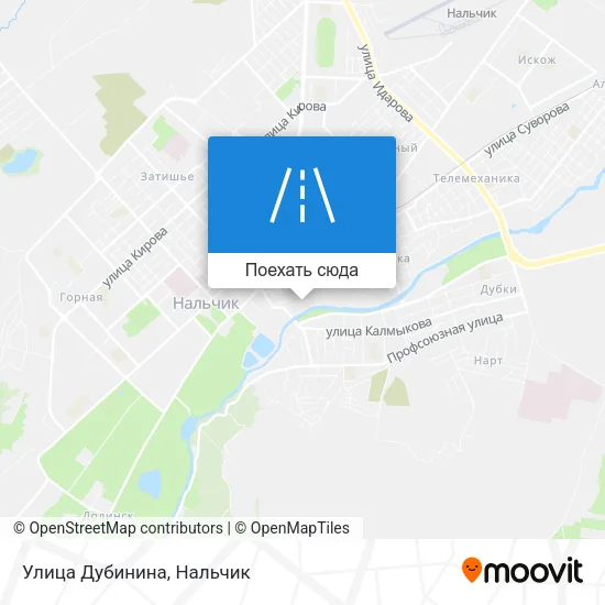 Карта Улица Дубинина