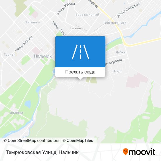 Карта Темрюковская Улица