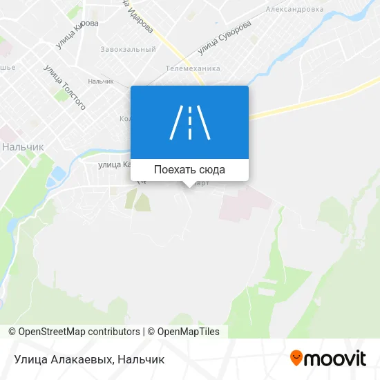 Карта Улица Алакаевых