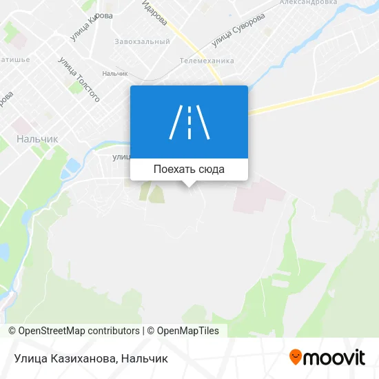 Карта Улица Казиханова