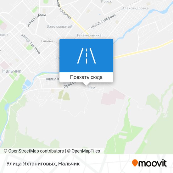 Карта Улица Яхтаниговых