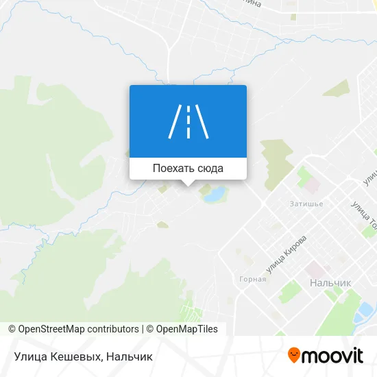 Карта Улица Кешевых