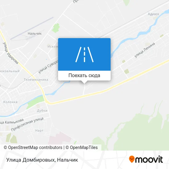 Карта Улица Домбировых