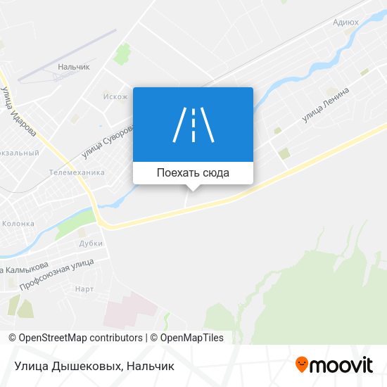 Карта Улица Дышековых