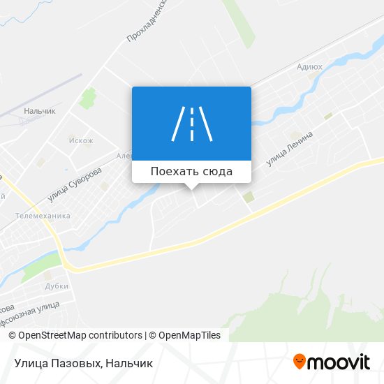 Карта Улица Пазовых