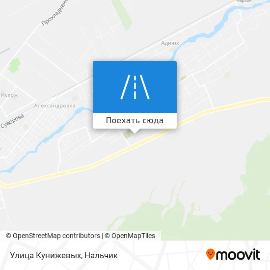 Карта Улица Кунижевых
