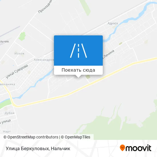 Карта Улица Беркуловых