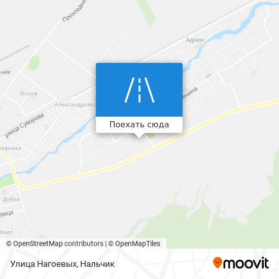 Карта Улица Нагоевых