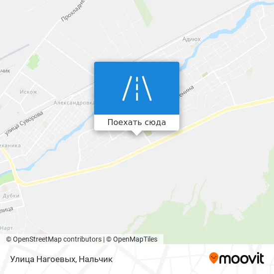 Карта Улица Нагоевых