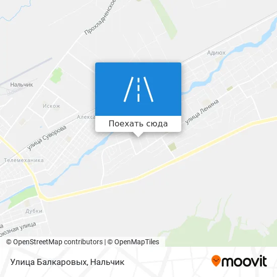 Карта Улица Балкаровых