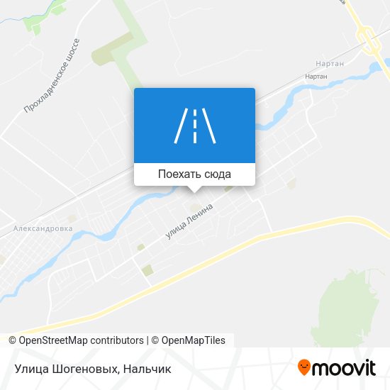 Карта Улица Шогеновых