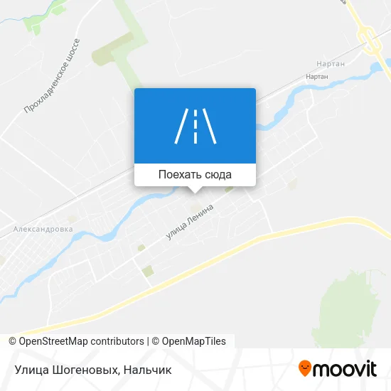 Карта Улица Шогеновых