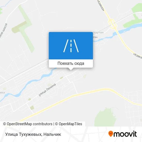 Карта Улица Тухужевых