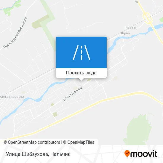 Карта Улица Шибзухова