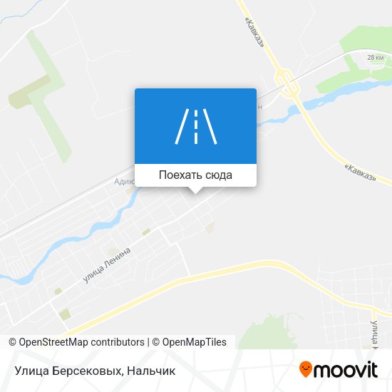 Карта Улица Берсековых