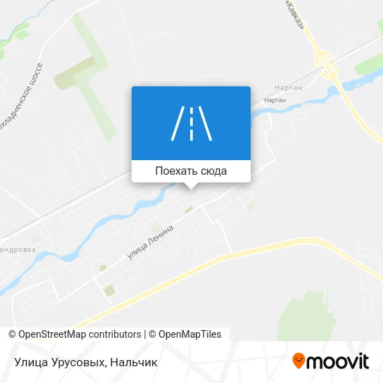 Карта Улица Урусовых