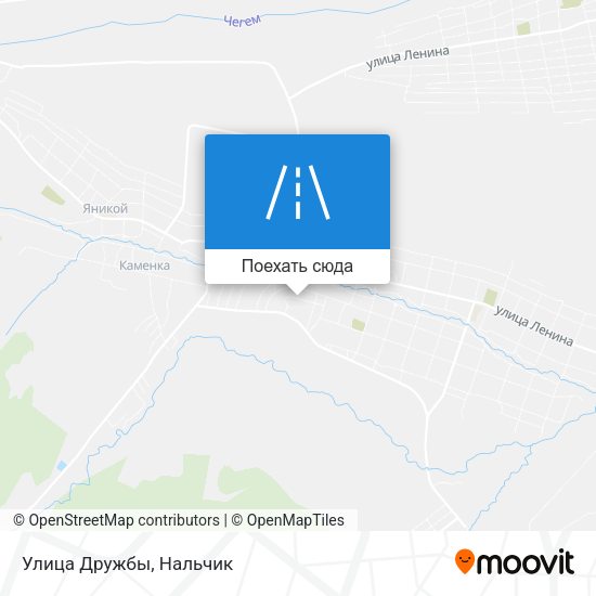 Карта Улица Дружбы