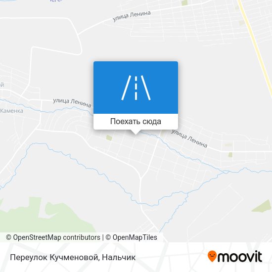 Карта Переулок Кучменовой