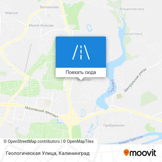 Карта Геологическая Улица
