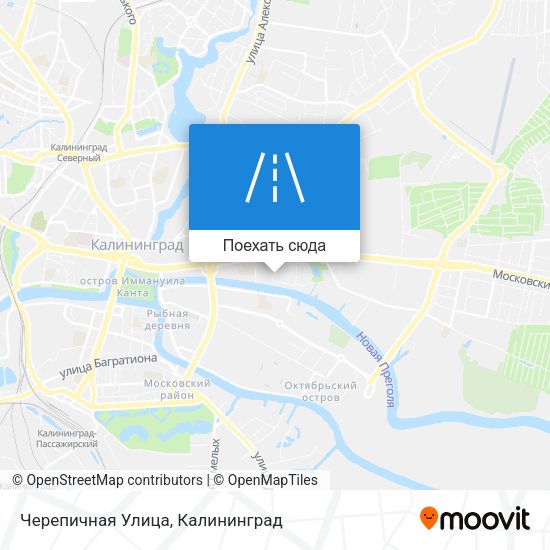 Карта Черепичная Улица