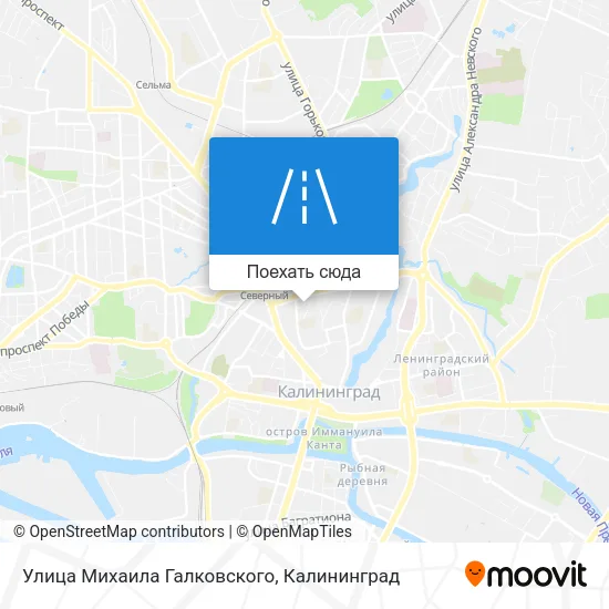 Карта Улица Михаила Галковского
