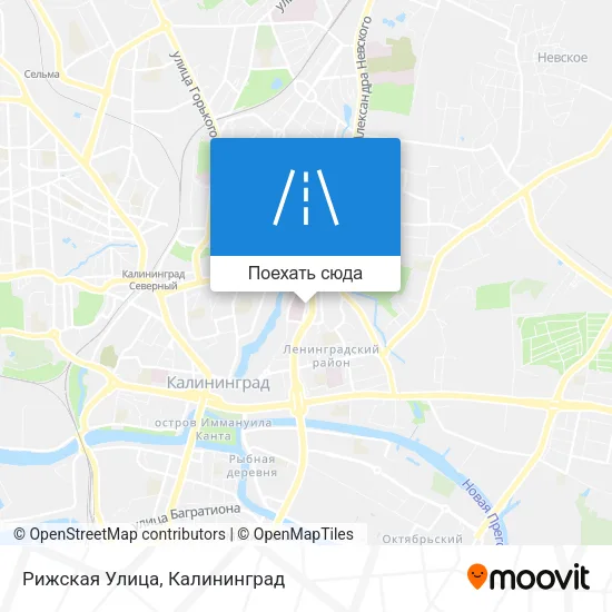 Карта Рижская Улица