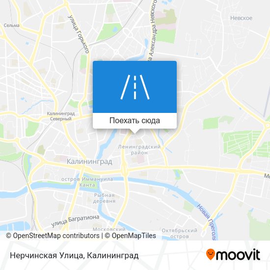 Карта Нерчинская Улица