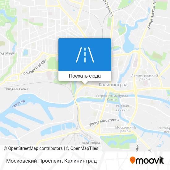 Карта Московский Проспект