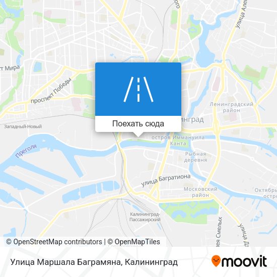 Карта Улица Маршала Баграмяна