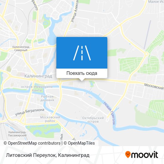 Карта Литовский Переулок