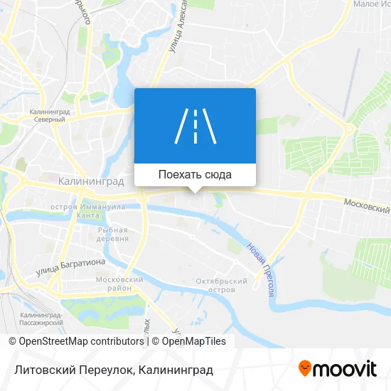 Карта Литовский Переулок