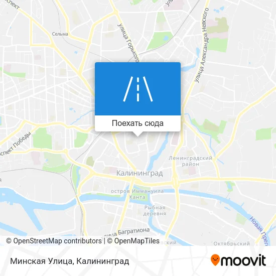Карта Минская Улица