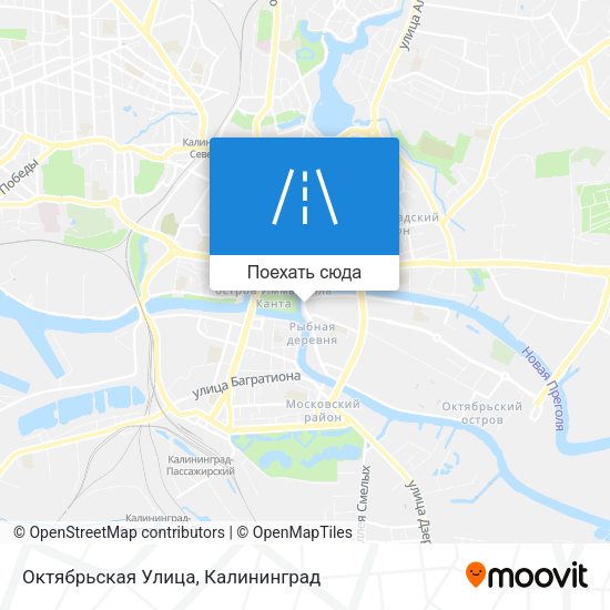 Карта Октябрьская Улица