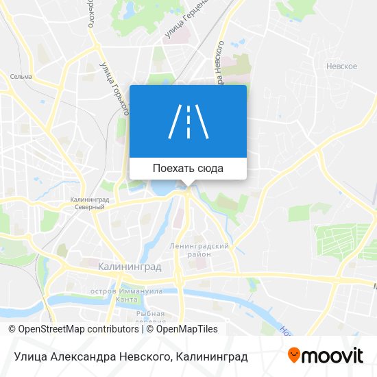 Карта Улица Александра Невского