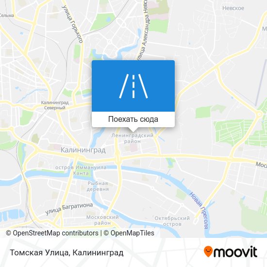 Карта Томская Улица